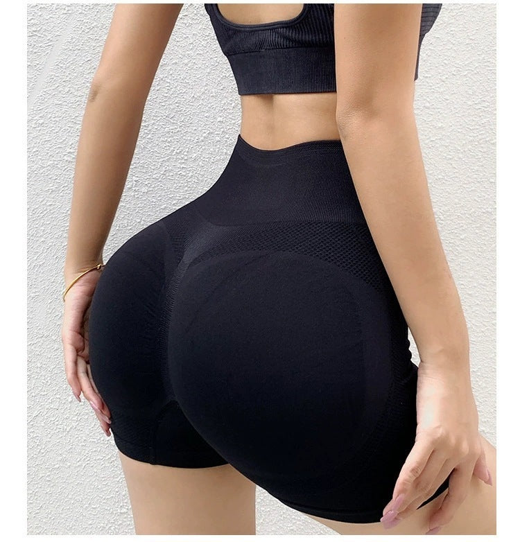 Fitness Yoga Shorts – Seamless Butt-Lifting Leggings for Women - BudgetSpender