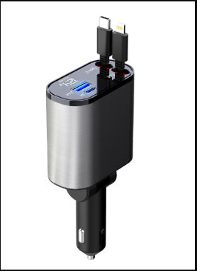 Retractable Car Charger – Ultra-Fast, Convenient Charging on the Go - BudgetSpender