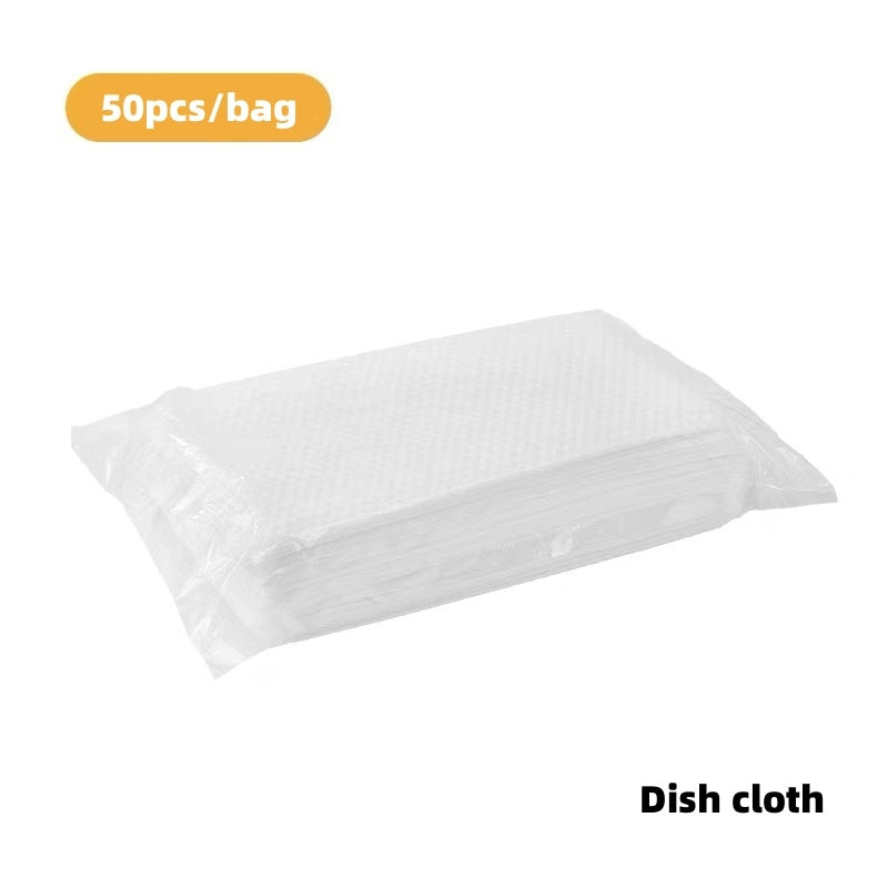 Magic Brush with 50 Disposable Rags – Easy, No-Screw Cleaning Tool for Dusting & Household Tasks - BudgetSpender