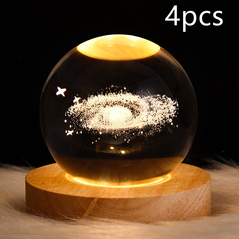 3D Crystal Night Light | Romantic Atmosphere Maker with Unique Designs - BudgetSpender