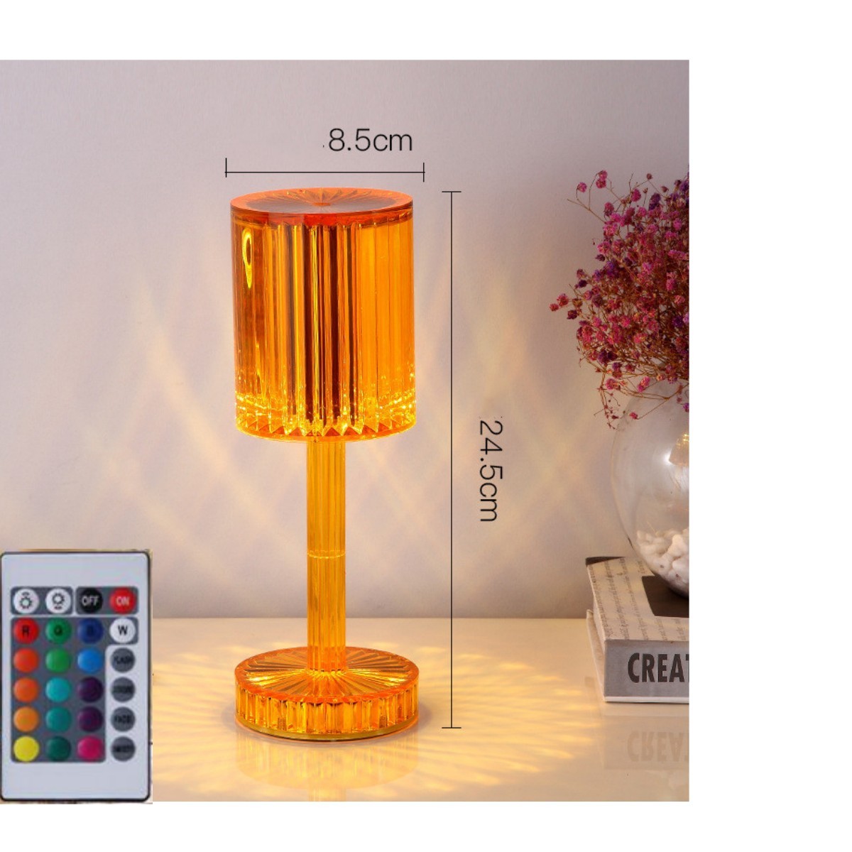 3-Way Dimmable Crystal Table Lamp | Touch Control with Elegant Crystal Design - BudgetSpender