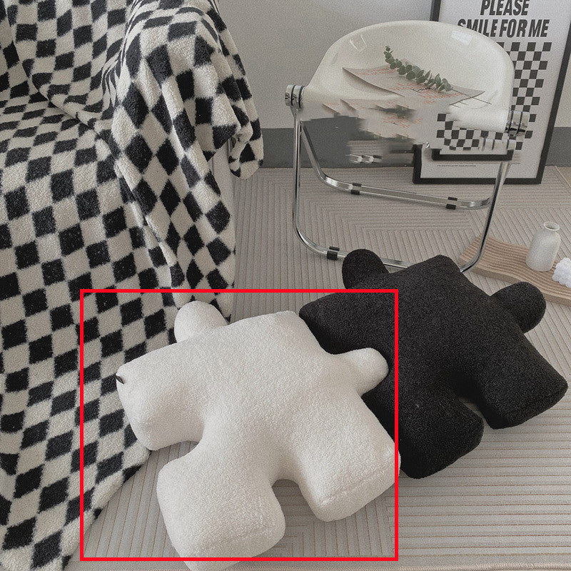 Puzzle Seat Cushion – Cozy 3D Puzzle-Shaped Pillow for Your Home - BudgetSpender