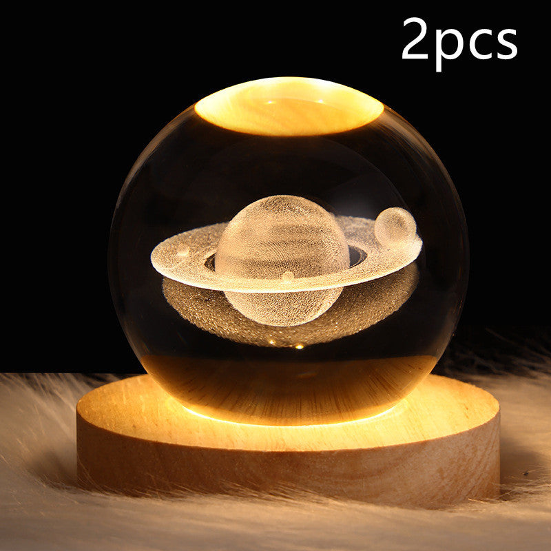 3D Crystal Night Light | Romantic Atmosphere Maker with Unique Designs - BudgetSpender