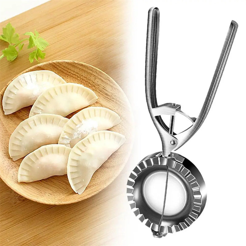 Stainless Steel Kitchen Dumpling Mold – Manual Pressing Tool for Dumplings, Noodles & Ravioli - BudgetSpender