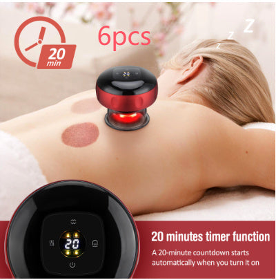 Smart Cupping Gua Sha Massager – 3-in-1 Negative Pressure Therapy with Heat & Scraping - BudgetSpender