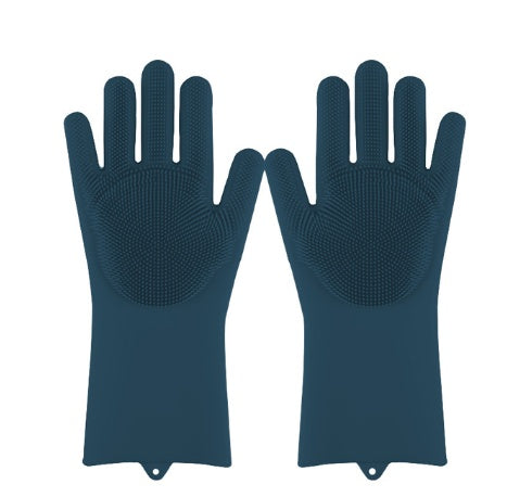 Heat-Resistant Silicone Cleaning Gloves – Multi-Function Kitchen & Household Magic Gloves - BudgetSpender