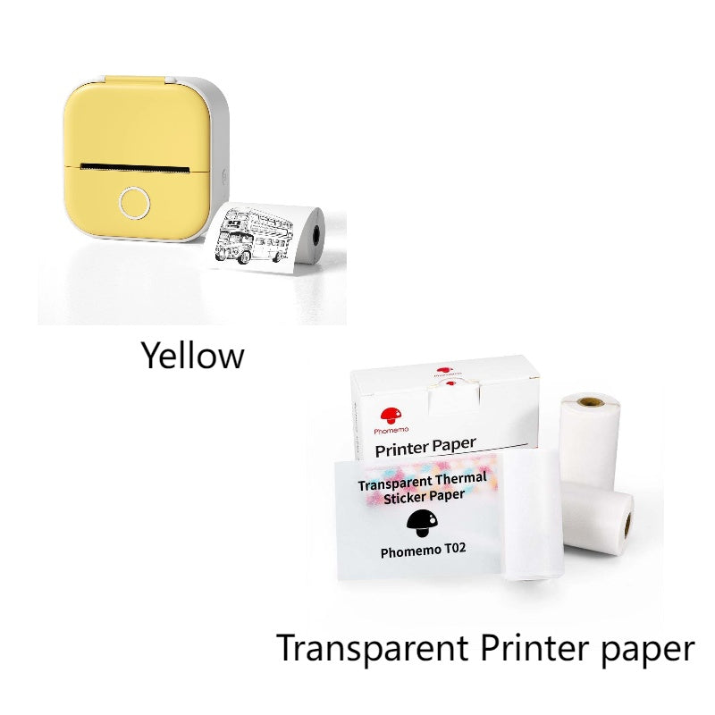 Mini Bluetooth Thermal Label Printer – Portable Sticker & Photo Printer - BudgetSpender