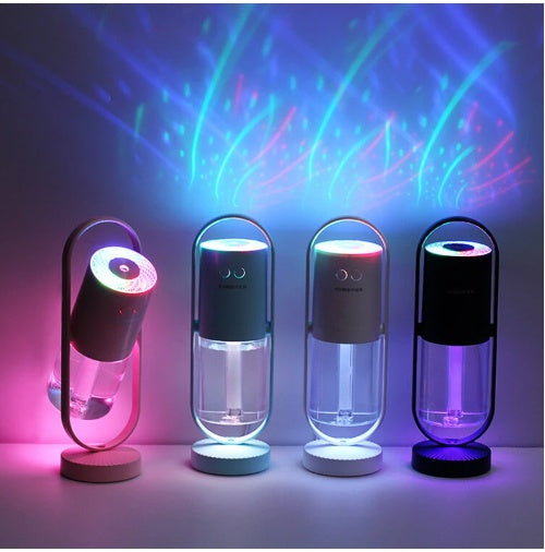 Magic Shadow USB Air Humidifier – Mini Ultrasonic Mist Maker with Night Light - BudgetSpender