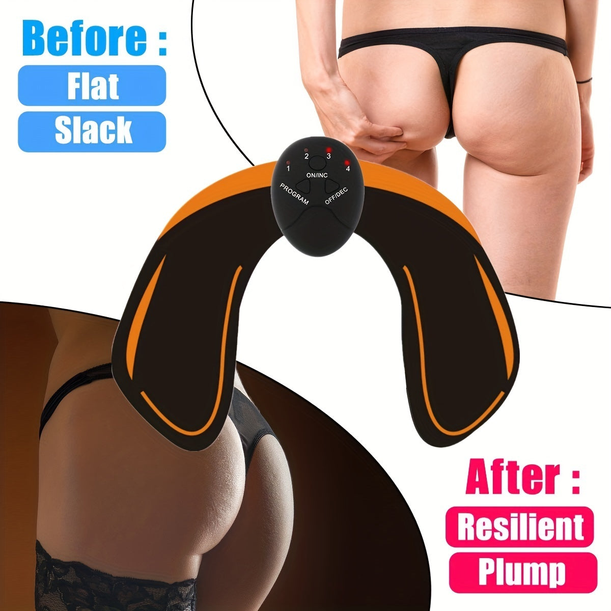 Hip Trainer & Buttock Lift Massage Device – U-Shape Fitness Gear for Sculpting & Toning, Portable Butt Lifting Device for Women. - BudgetSpender