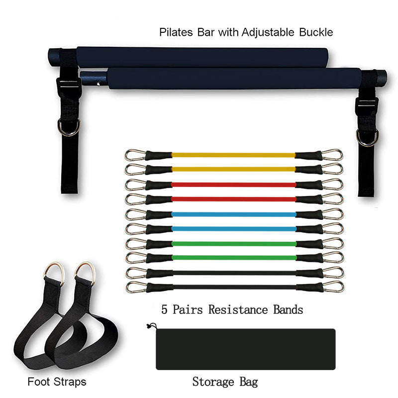 Elastic Resistance Puller Set – Fitness and Strength Training Bands for Full-Body Workouts - BudgetSpender