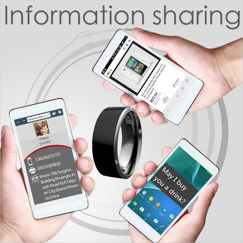 Smart NFC Finger Ring for Android & iPhone – Stylish Wearable for Privacy, Sharing, & Control - BudgetSpender