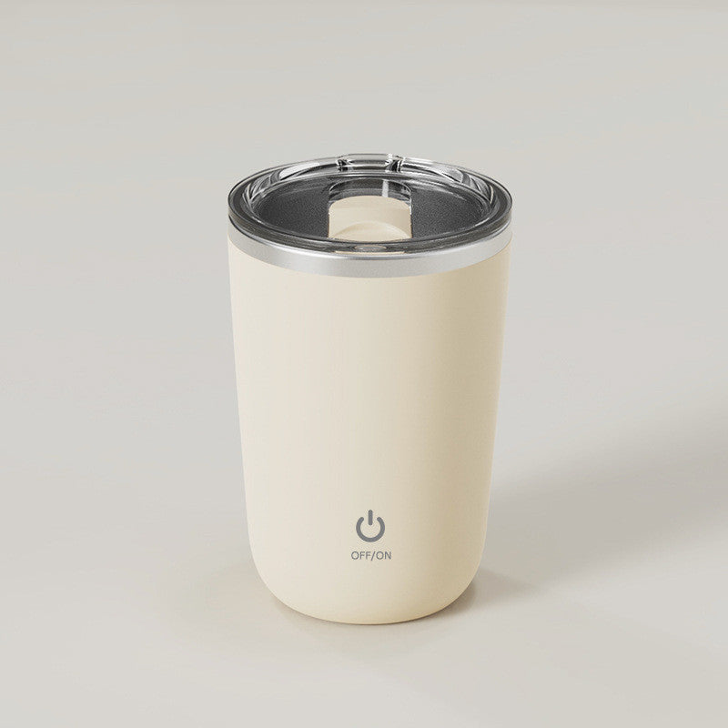 350ml Automatic Self-Stirring Mug – Electric Magnetic Mixing Stainless Steel Coffee Cup for Milk, Juice & More | Lazy Rotating Kitchen Gadget - BudgetSpender