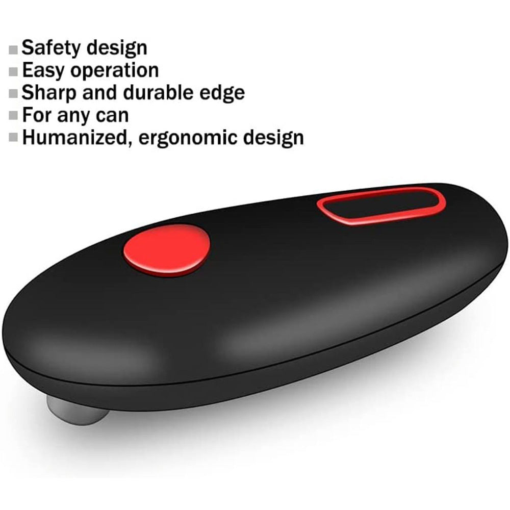 Electric Can Opener – One-Touch Automatic Jar & Bottle Opener | Hands-Free, Portable Kitchen Gadget for Effortless Opening - BudgetSpender