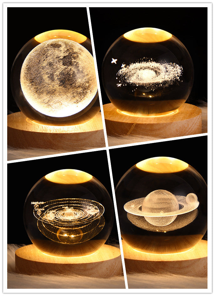 3D Crystal Night Light | Romantic Atmosphere Maker with Unique Designs - BudgetSpender