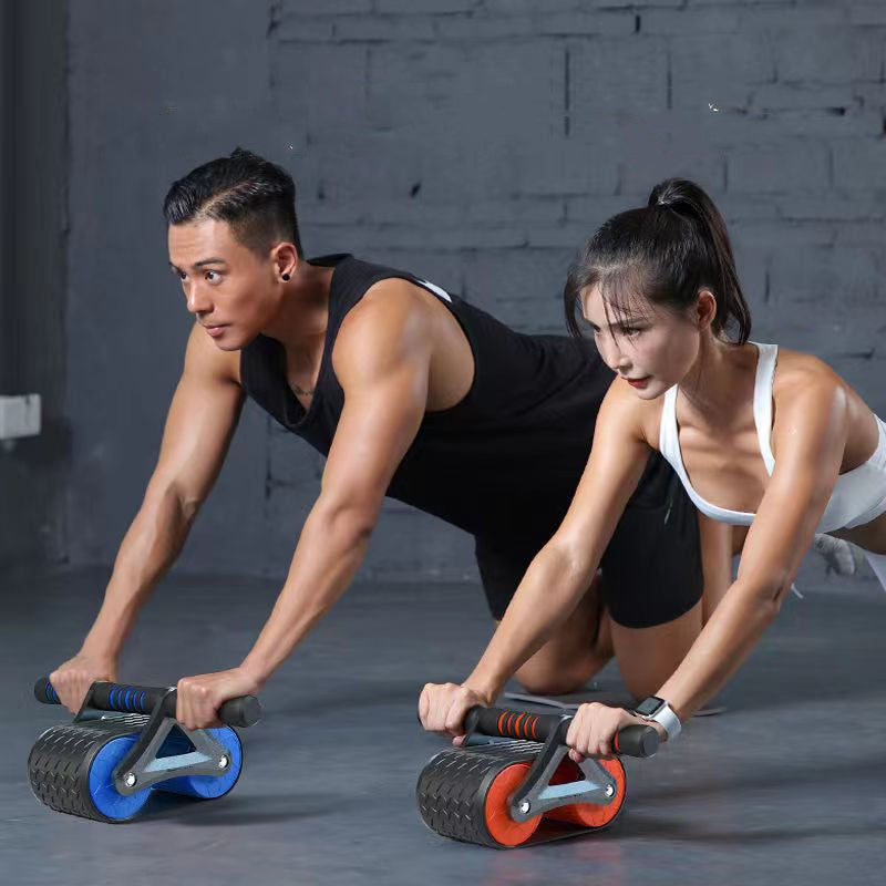 Automatic Rebound Ab Roller Wheel – Core Trainer for Home Workouts - BudgetSpender