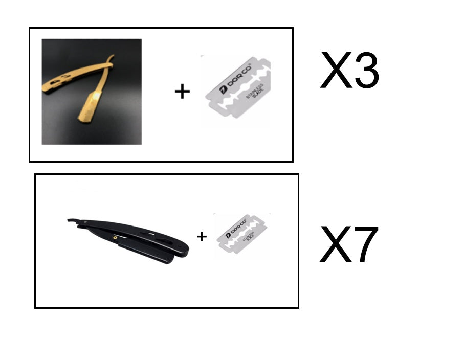Stainless Steel Straight Razor – Precision Shaving with Professional-Grade Blades - BudgetSpender