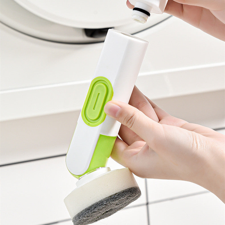 2-in-1 Dish Brush with Soap Dispenser – Ergonomic Cleaning Brush for Non-Stick Cookware, Pots, and Pans - BudgetSpender