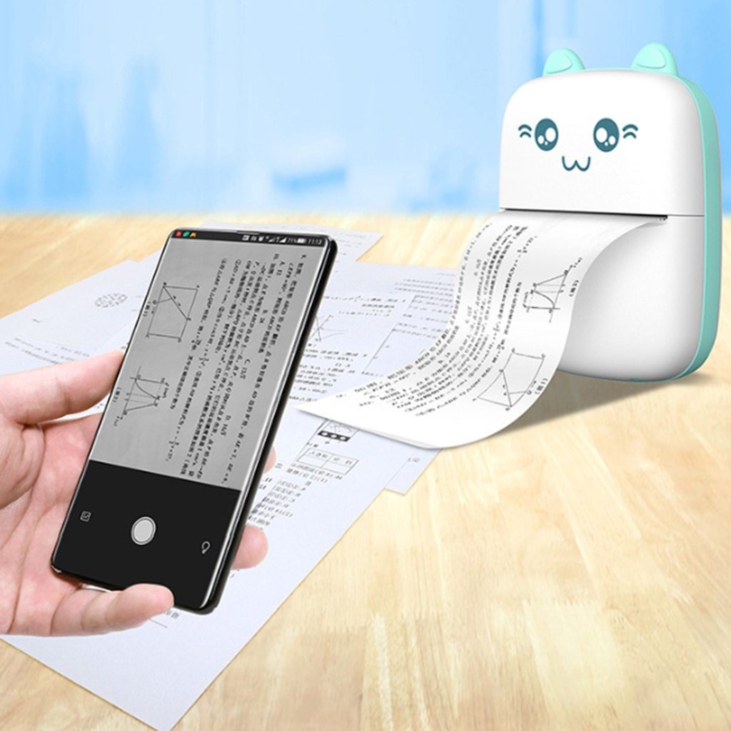 Mini Bluetooth Thermal Printer – Portable Wireless Pocket Printer for Notes, Photos, Labels & Studying (iOS & Android Compatible) - BudgetSpender
