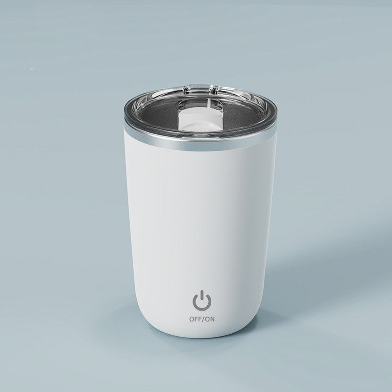 350ml Automatic Self-Stirring Mug – Electric Magnetic Mixing Stainless Steel Coffee Cup for Milk, Juice & More | Lazy Rotating Kitchen Gadget - BudgetSpender