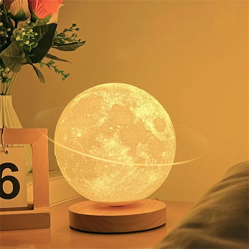 Rotating Moon Lamp – A Magical Night Light for Your Bedroom - BudgetSpender