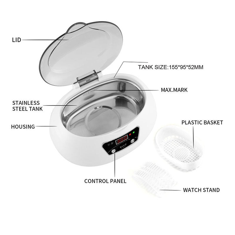 Ultrasonic Home Cleaning Machine – Powerful, Gentle Cleaning for Jewelry, Glasses & More - BudgetSpender