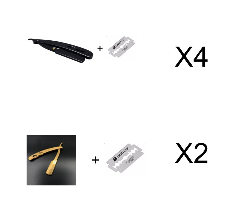 Stainless Steel Straight Razor – Precision Shaving with Professional-Grade Blades - BudgetSpender