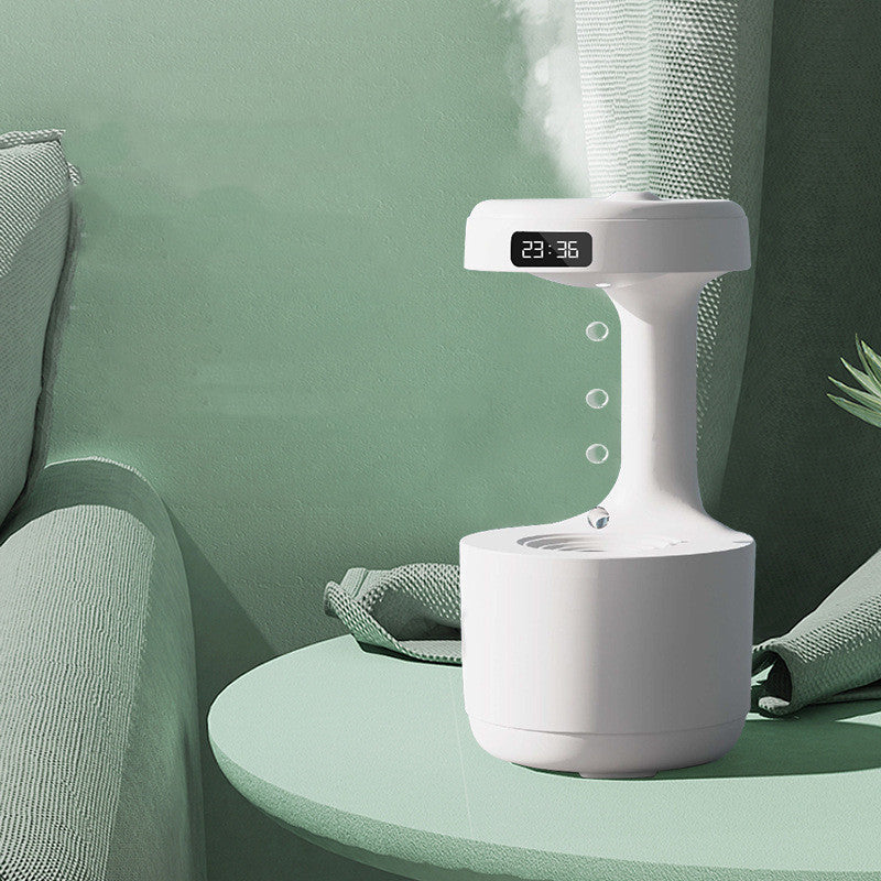 Bedroom Anti-Gravity Humidifier with Clock - BudgetSpender