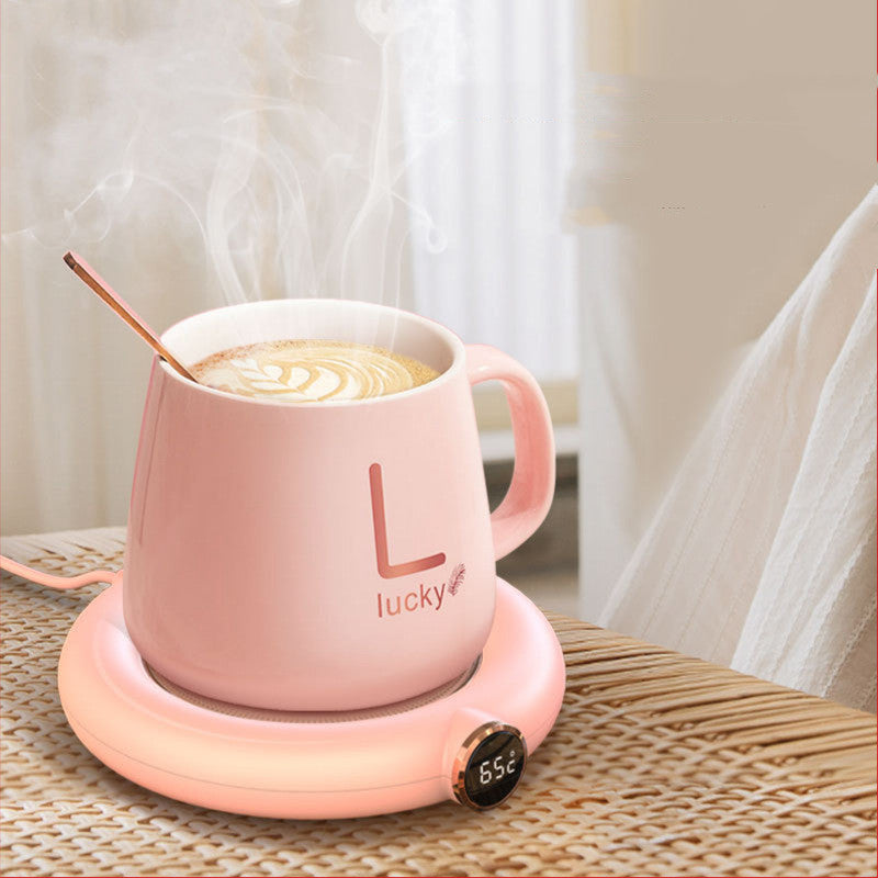 USB Cup Warmer Pad – Adjustable Temperature Electric Mug Heater with LED Display for Home & Offic - BudgetSpender