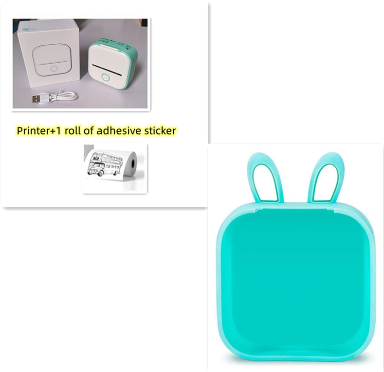 Mini Bluetooth Thermal Label Printer – Portable Sticker & Photo Printer - BudgetSpender