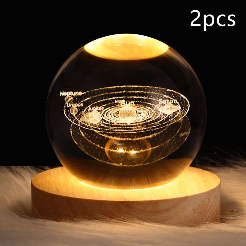 3D Crystal Night Light | Romantic Atmosphere Maker with Unique Designs - BudgetSpender