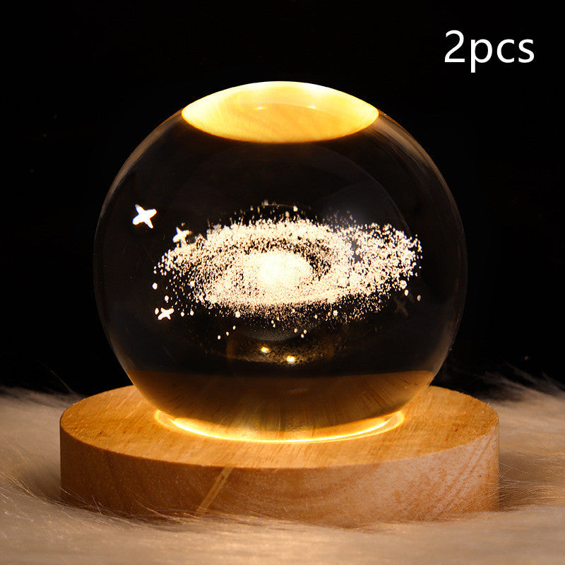 3D Crystal Night Light | Romantic Atmosphere Maker with Unique Designs - BudgetSpender