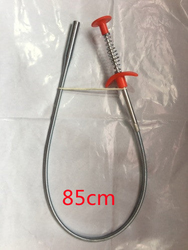 60CM Flexible Sewer Dredger Spring – Drain Clog Remover & Hair Cleaner Tool for Kitchen & Bathroom Sinks - BudgetSpender