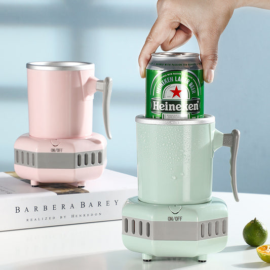 Mini Ice Cooling Cup – Quick-Chill Drink Cooler for Home, Office, Travel & Car Use - BudgetSpender