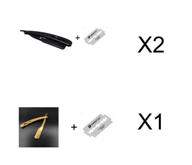 Stainless Steel Straight Razor – Precision Shaving with Professional-Grade Blades - BudgetSpender
