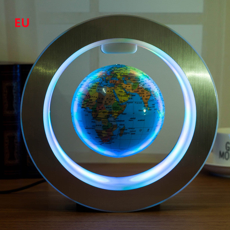 Round LED World Map Floating Globe – Anti-Gravity Magic with Stunning LED Display - BudgetSpender