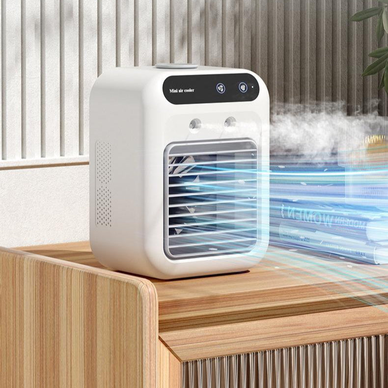 USB Air Conditioning Fan – Portable Mini AC with Ice Mist Cooling - BudgetSpender