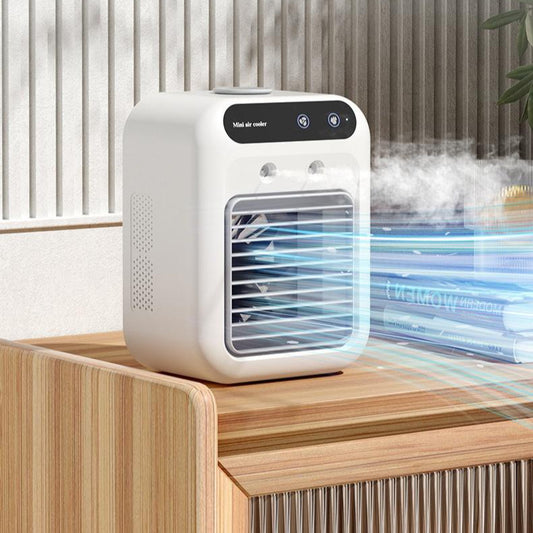 USB Air Conditioning Fan – Portable Mini AC with Ice Mist Cooling - BudgetSpender