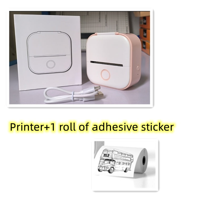 Mini Bluetooth Thermal Label Printer – Portable Sticker & Photo Printer - BudgetSpender