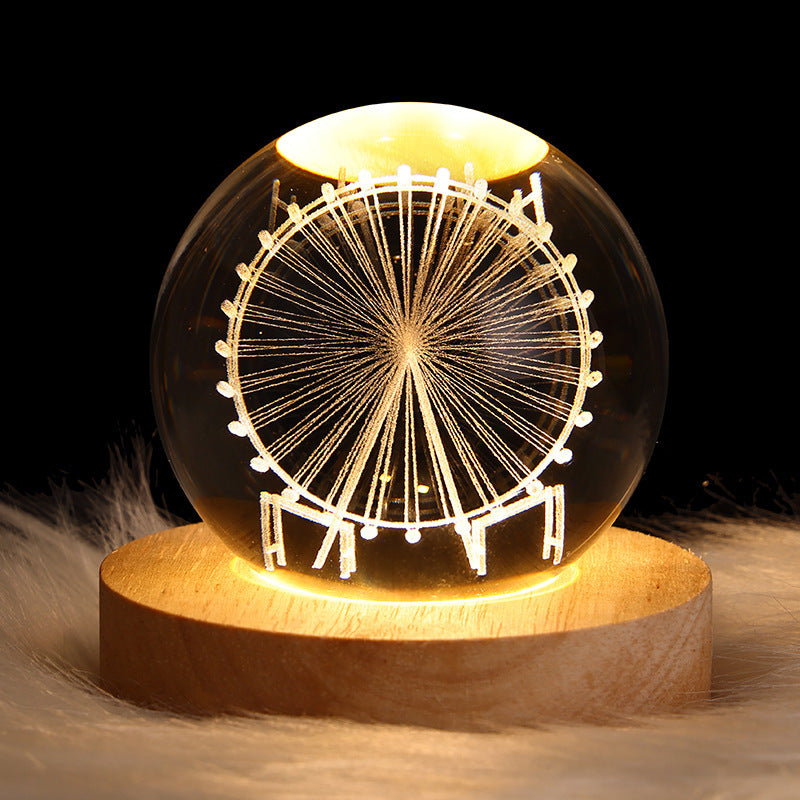 3D Crystal Night Light | Romantic Atmosphere Maker with Unique Designs - BudgetSpender