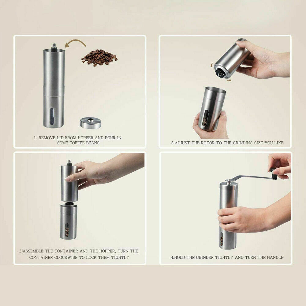 Manual Coffee Grinder – Premium Stainless Steel, Quiet, and Easy to Use - BudgetSpender