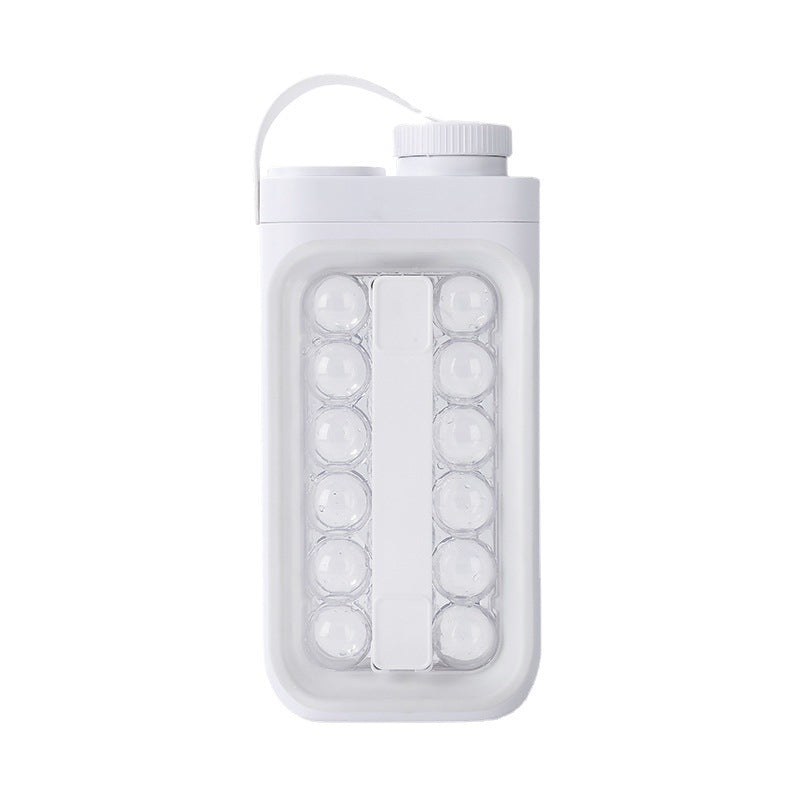2-in-1 Ice Cube Tray & Water Bottle – Quick-Freezing Ice Balls for Whiskey, Cocktails, and More - BudgetSpender
