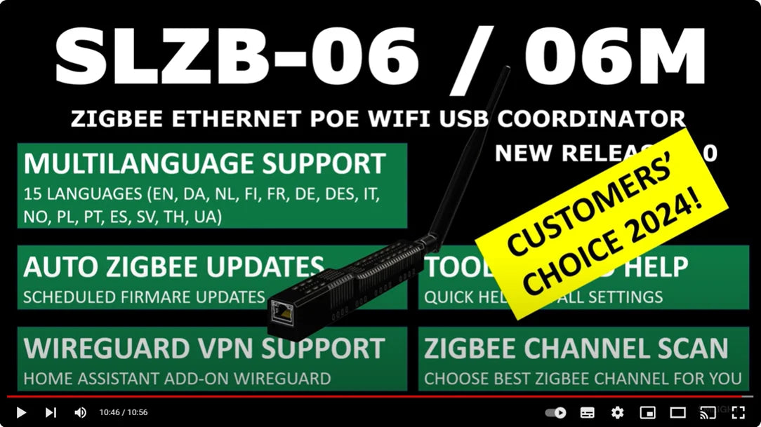 SMLIGHT Zigbee Coordinator Gateway – PoE, WiFi, USB for Smart Home Integration - BudgetSpender