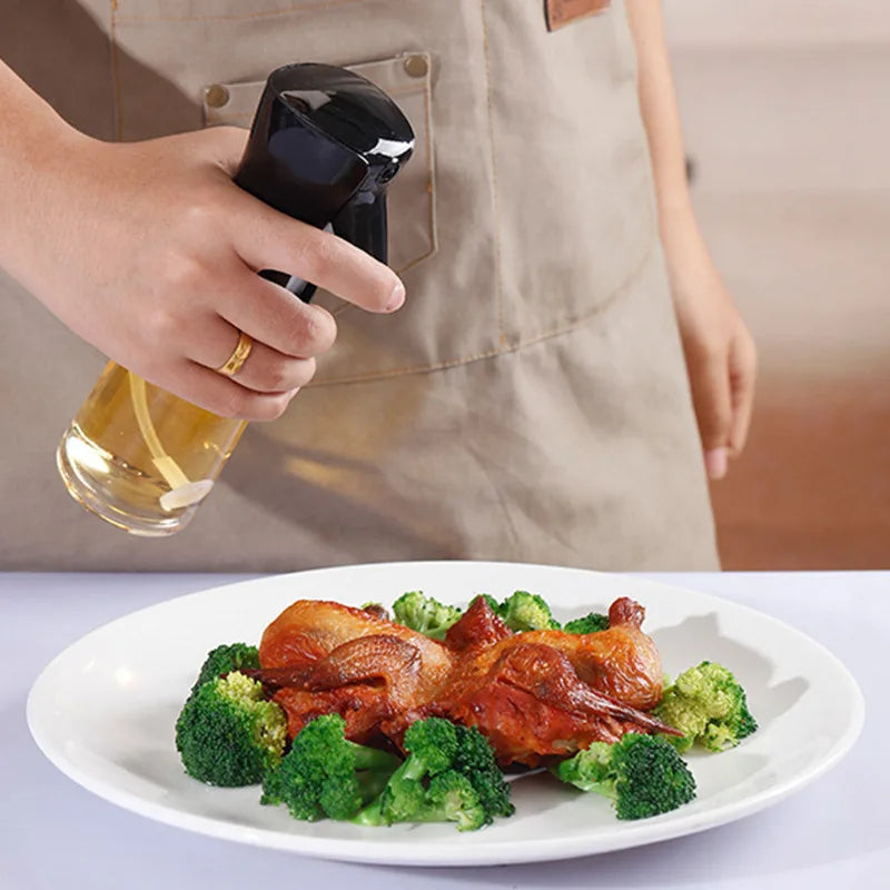 Oil Spray Bottle – 200ml/300ml Dispenser for Cooking & BBQ - BudgetSpender