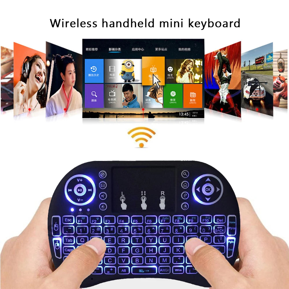 2.4G Air Mouse with Touchpad Keyboard i8 - BudgetSpender