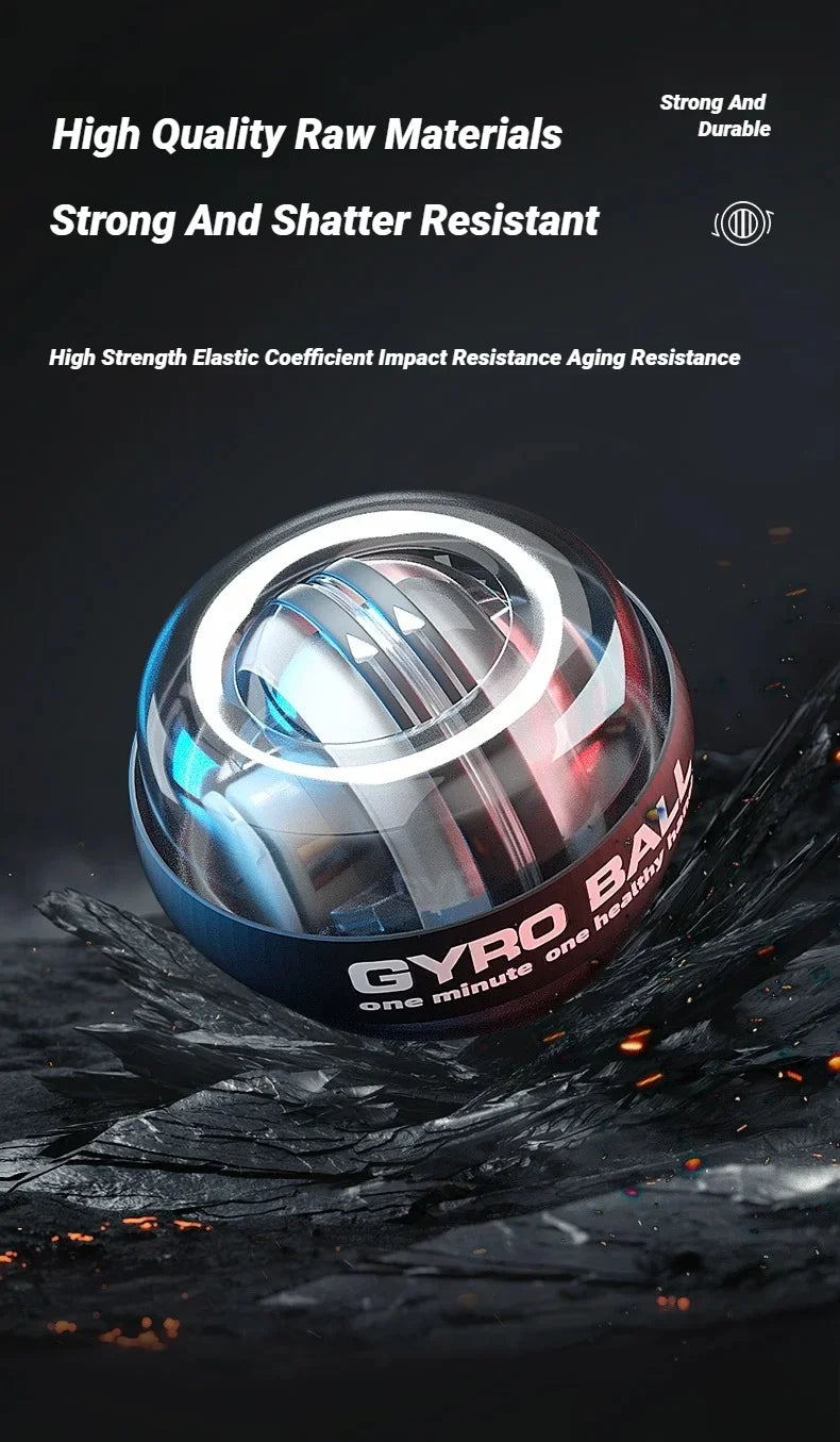 Gyroball Powerball Wrist & Forearm Exerciser – Strengthen Grip & Boost Muscle Control - BudgetSpender