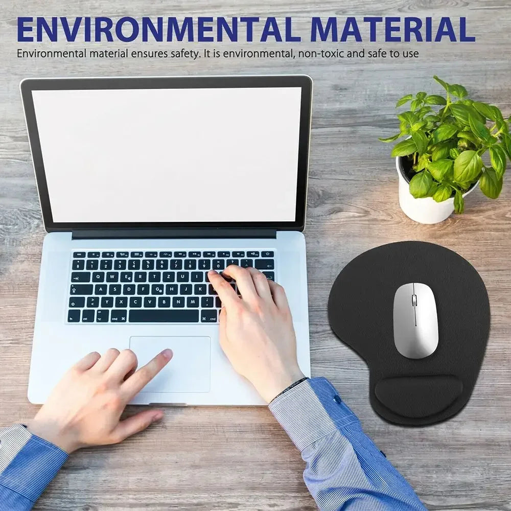 Ergonomic Wrist Rest Mouse Pad – Comfortable Support for PC & Laptop - BudgetSpender