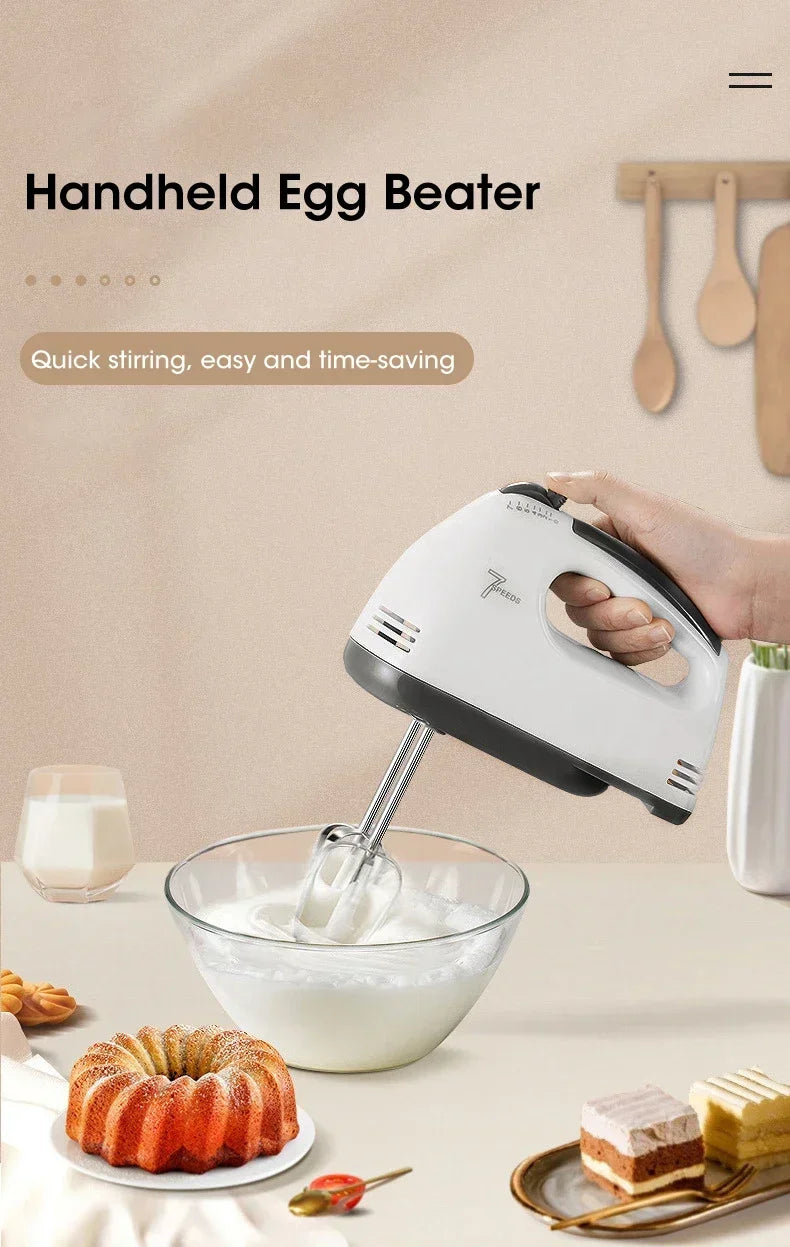 Handheld Electric Mixer for Eggs, Cream & Dough - BudgetSpender