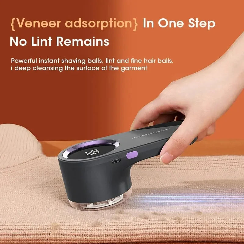 LED Digital Electric Lint Remover – Efficient Fabric Shaver for Clothes, Sweaters, and More - BudgetSpender