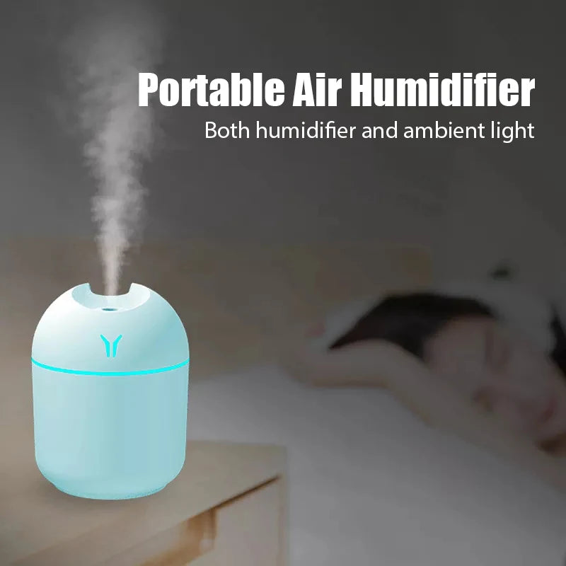 250ML Mini Aroma Diffuser USB Essential Oil Humidifier with LED Lamp - BudgetSpender