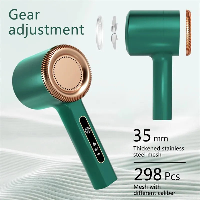USB Rechargeable Lint Remover – Electric Fabric Shaver for Clothes & Sweaters - BudgetSpender